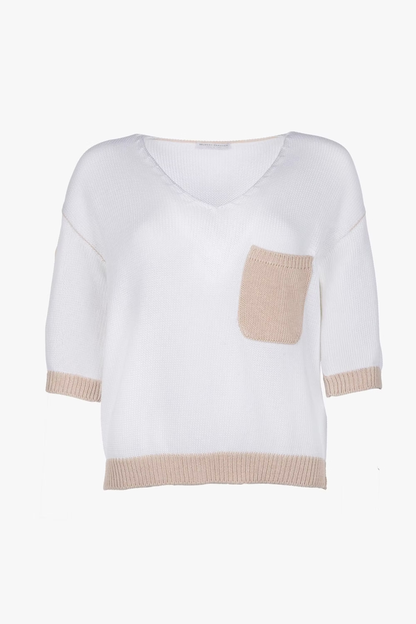 Hubert Gasser - Pullover aus Kaschmir, Zweifarbig
