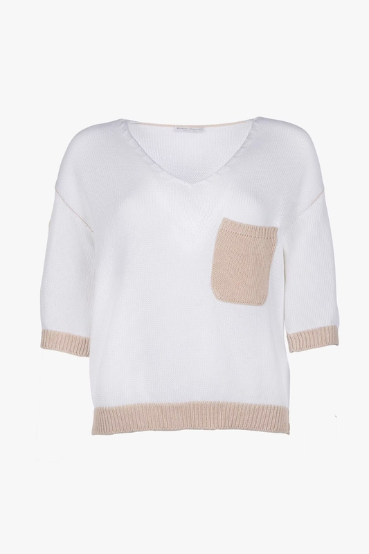 Hubert Gasser - Pullover aus Kaschmir, Zweifarbig