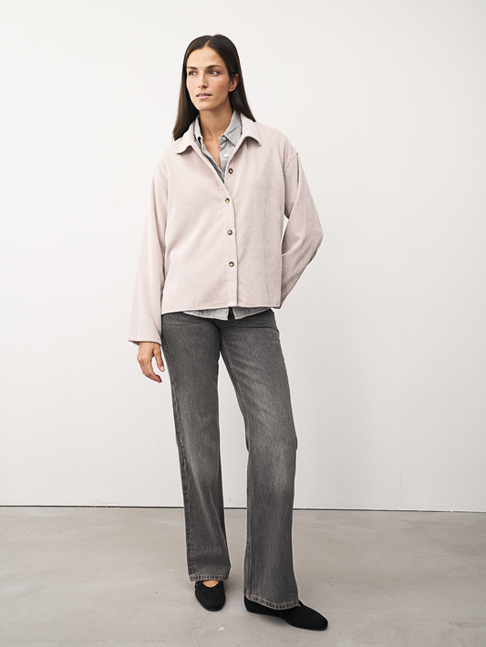 0039 Italy - Cordbluse Dora, mehrere Farben