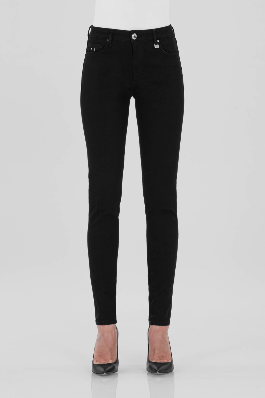 Tramarossa - Jeans Bianca Slim Skinny, Schwarz