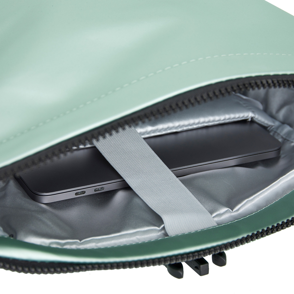 New Rebels - Rucksack Mart New York, Metallic Hellgrün