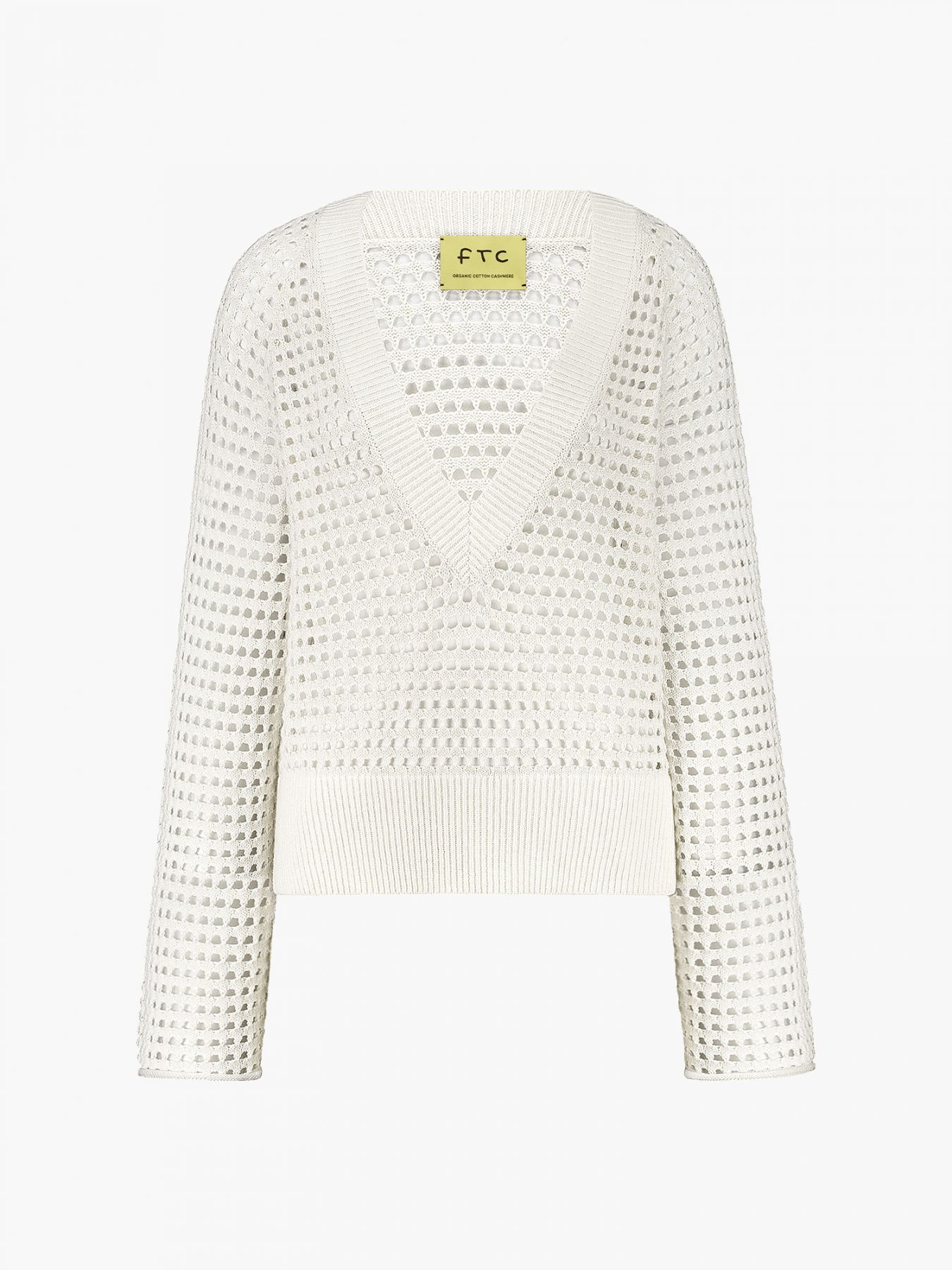 Ajour-Pullover mit Lurex