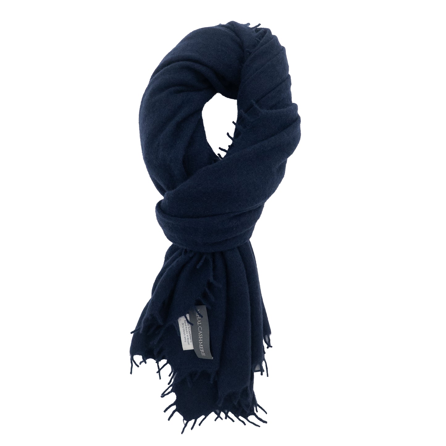 NIHAL CASHMERE - Kaschmirschal, Midnight Navy
