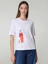 Margittes T-Shirt mit Fashionmotiv
